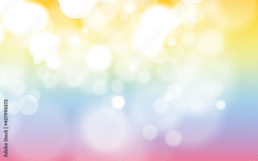 Fototapeta premium Abstract shiny blurred lights background stock illustration