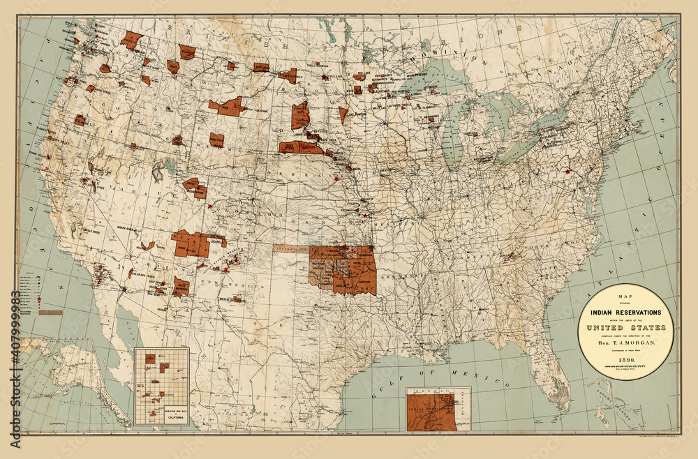 "Indian reservations within the limits of the United States." Enhanced