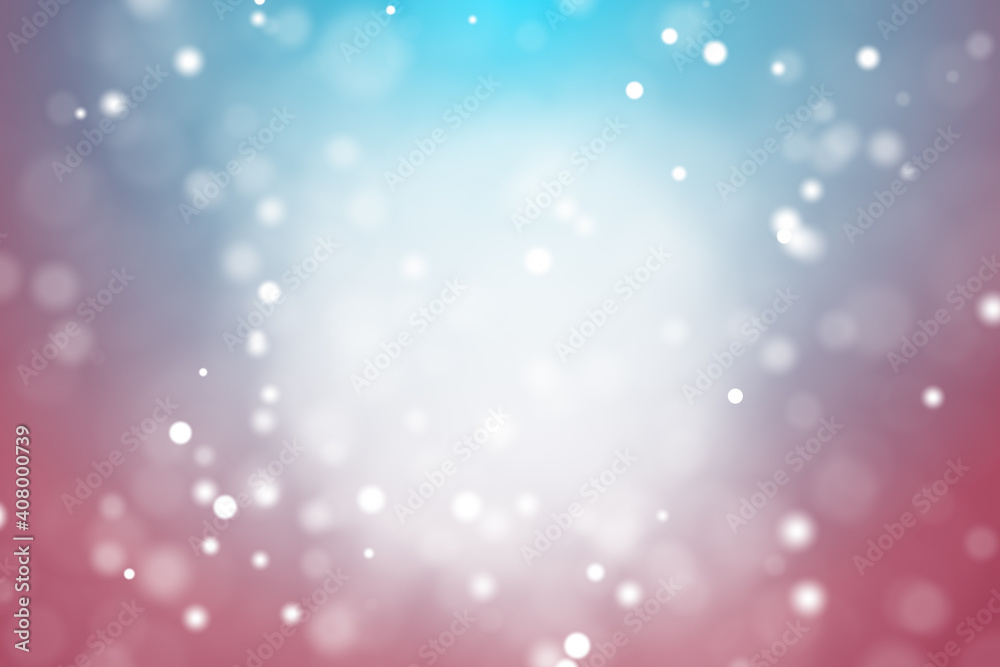 Abstract light blur and bokeh effect background. Vector defocused sun shine or sparkling lights and glittering glow for festival or white celebration background template