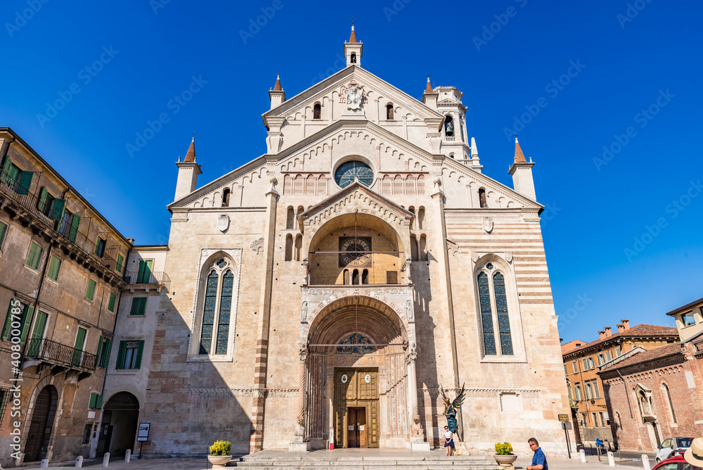 Verona Cathedral (Italian: Cattedrale Santa Maria Matricolare; Duomo di Verona) in Verona, Italy