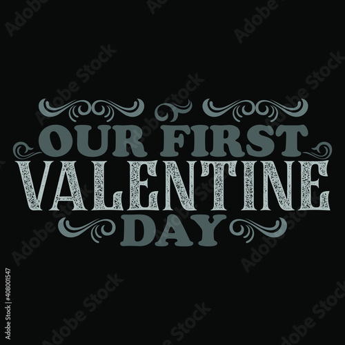 Valentine t-shirt design
