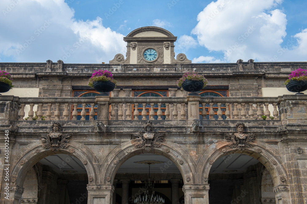 Obraz premium Chapultepec Castle was built in 1864 with Neoclassical style on Chapultepec Hill in Mexico City CDMX, Mexico. The castle was the residence of Emperor Maximilian I during the Second Mexican Empire. 