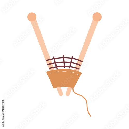 Embroidery needles icons vector design