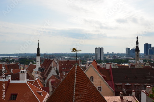 Lovely panoramic view of Tallinn