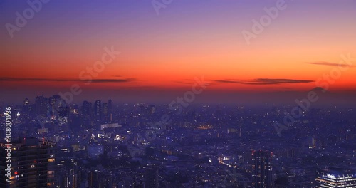 Wallpaper Mural 高層ビルが立ち並ぶ都会の夕景 Torontodigital.ca