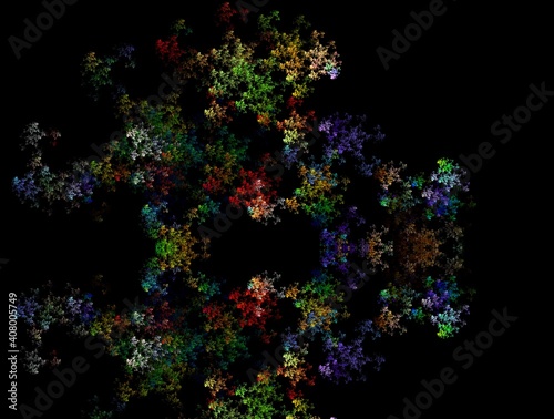 Imaginatory fractal background Image