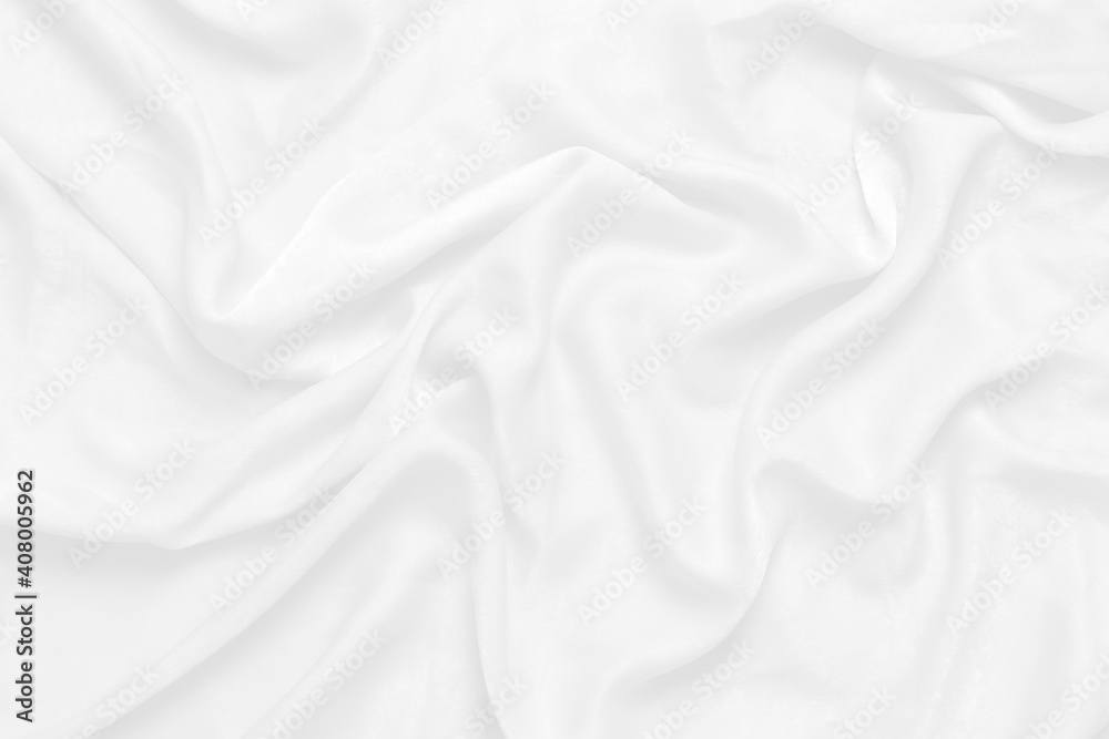 white cloth background soft wrinkled fabric patrem and surface