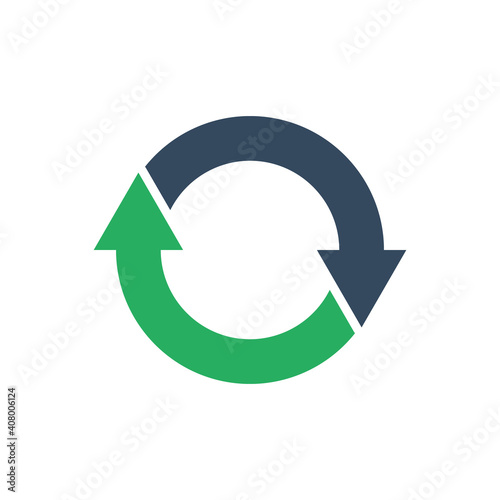 two round arrows, vector icon Free Download two round arrows, vector icon - GFXLoad