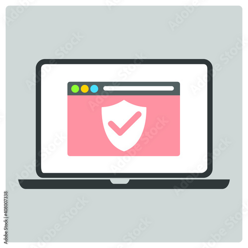 Vector illustration for Application Window Guarantee EPS10