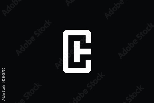 CT logo letter design on luxury background. TC logo monogram initials letter concept. CH icon logo design. HC elegant and Professional letter icon design on black background. CT TC CH HC