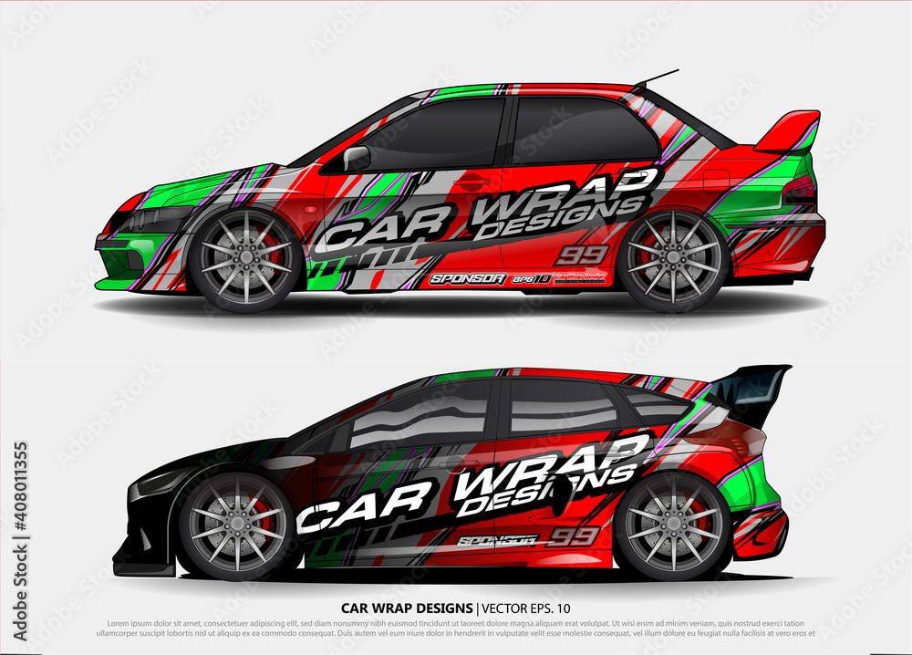 Car wrap graphic racing abstract strip and background for car wrap and vinyl sticker - Vector
Car wrap graphic racing abstract strip and background for car wrap and vinyl sticker - Vector