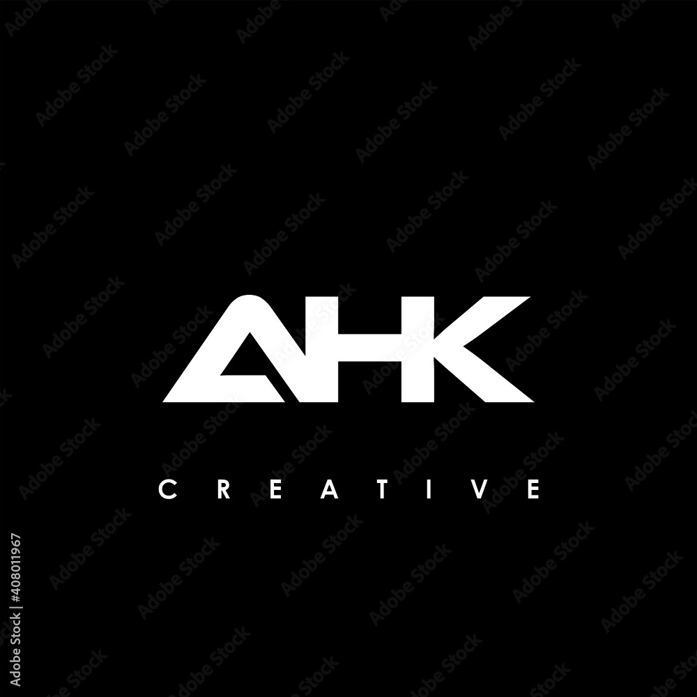 AHK Letter Initial Logo Design Template Vector Illustration AHK Letter Initial Logo Design Template Vector Illustration