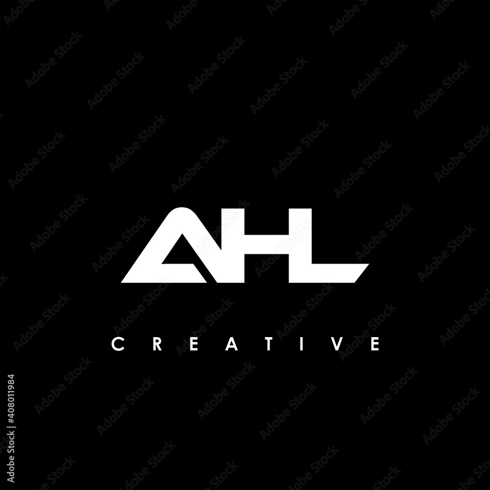 AHL Letter Initial Logo Design Template Vector Illustration AHL Letter Initial Logo Design Template Vector Illustration