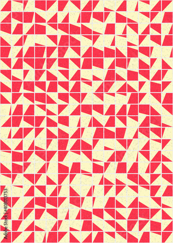 Abstract Geometric Pattern generative computational art illustration