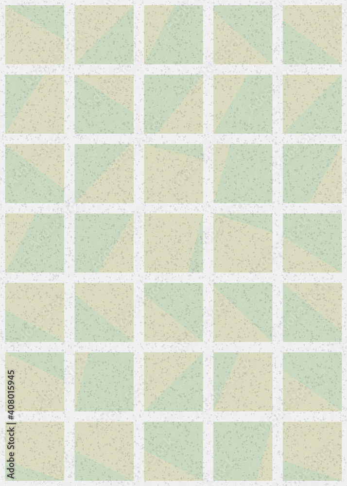 Fototapeta premium Abstract Geometric Pattern generative computational art illustration