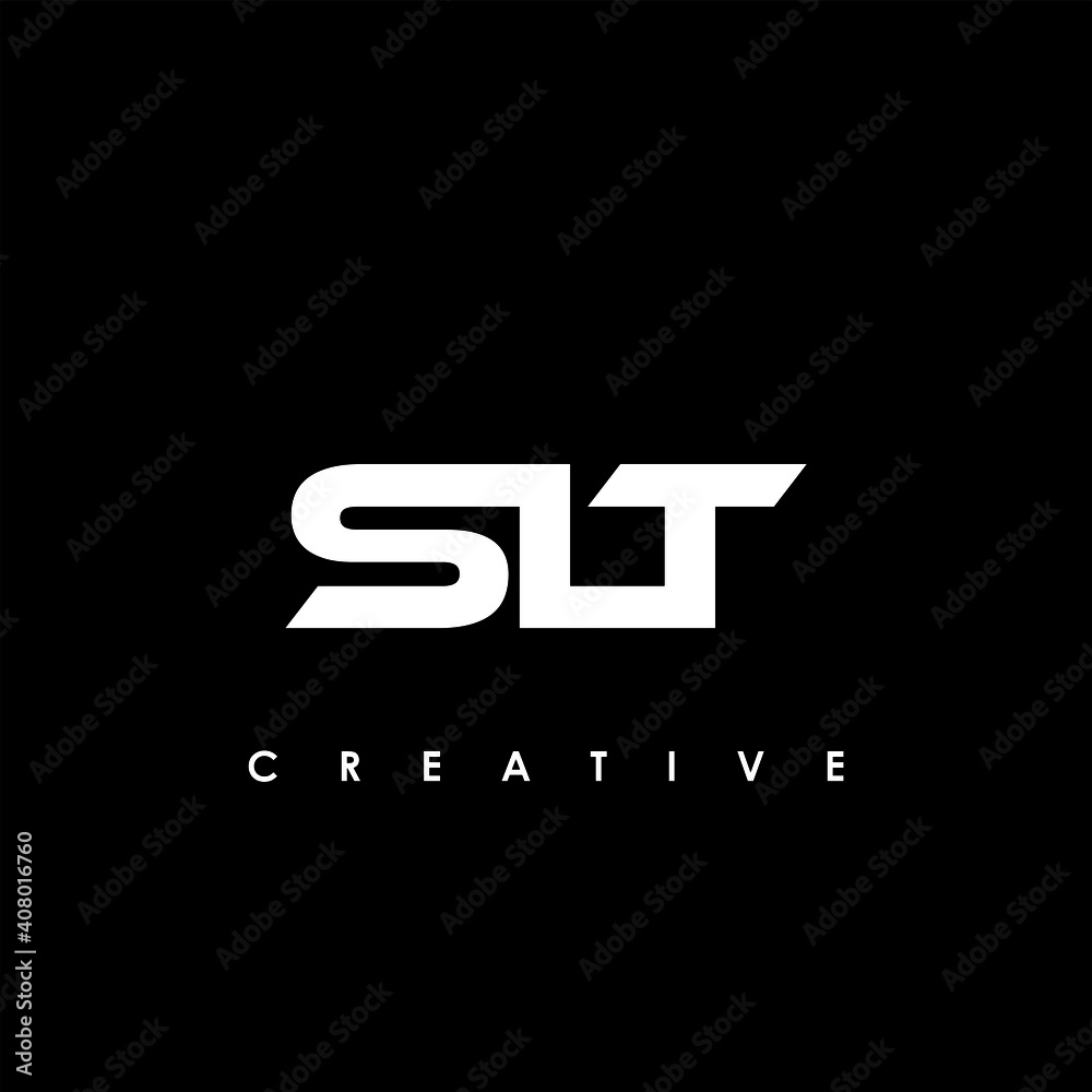 SLT Letter Initial Logo Design Template Vector Illustration SLT Letter Initial Logo Design Template Vector Illustration
