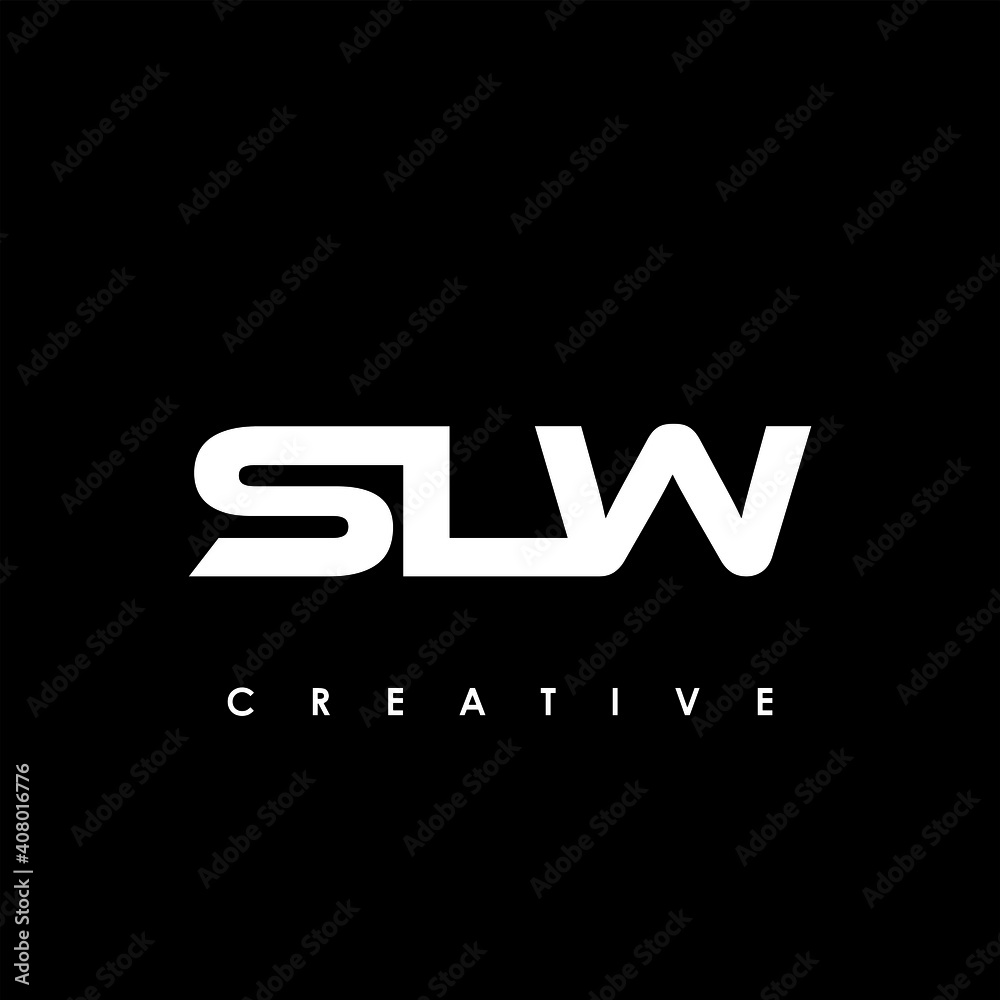 SLW Letter Initial Logo Design Template Vector Illustration