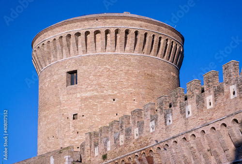Julius II Castle in Ostia antica - Rome Italy