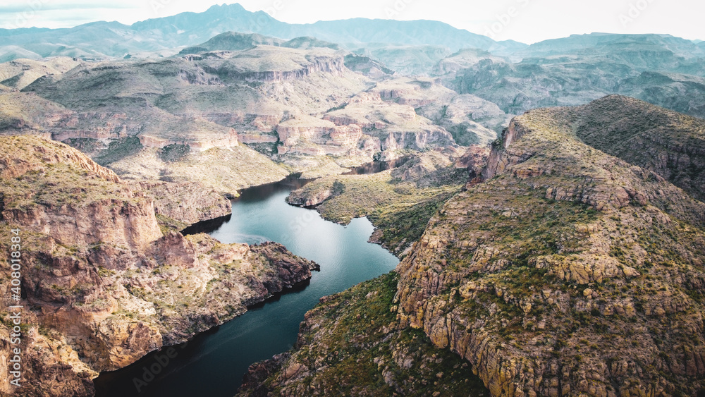 Fototapeta premium river in the mountains