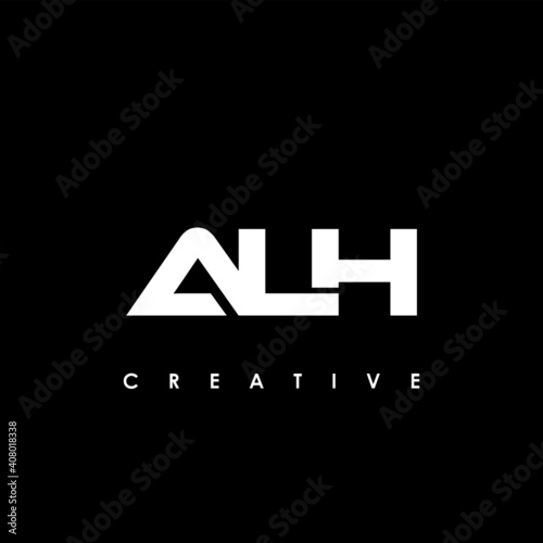 ALH Letter Initial Logo Design Template Vector Illustration
