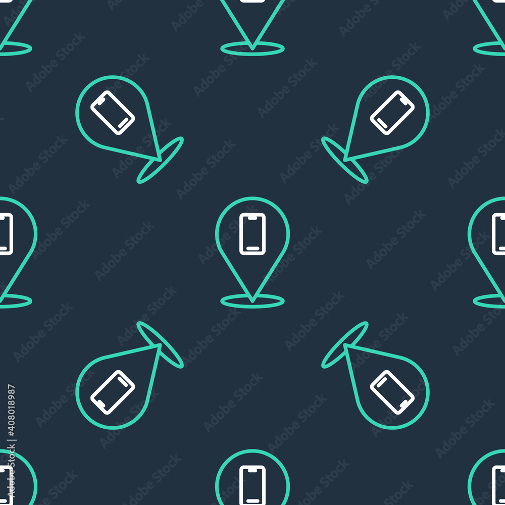 Line Phone repair service icon isolated seamless pattern on black background. Adjusting, service, setting, maintenance, repair, fixing. Vector. Line Phone repair service icon isolated seamless pattern on black background. Adjusting, service, setting, maintenance, repair, fixing. Vector.