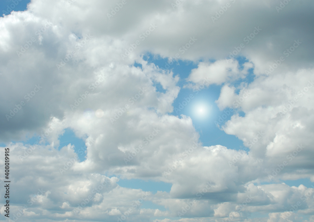 Obraz premium Cloudy sky background
