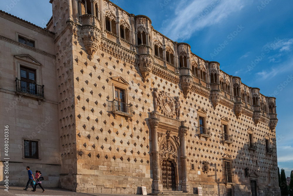 The Palacio del Infantado, home of the Historical Archive and the Provincial Museum of Guadalajara. Spain