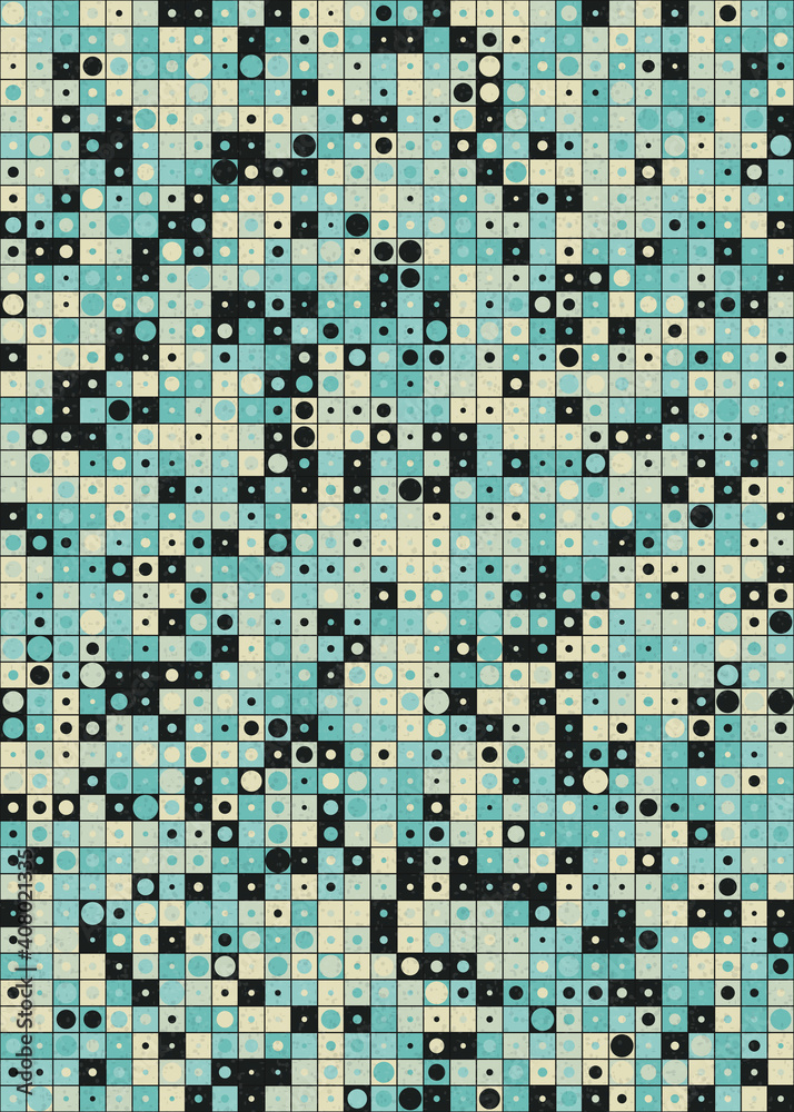 Abstract Geometric Pattern generative computational art illustration Abstract Geometric Pattern generative computational art illustration
