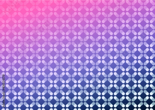 Polka dots flying. Circles with tail. Background. Polka dots background. Gradient background. Dotted Pattern.