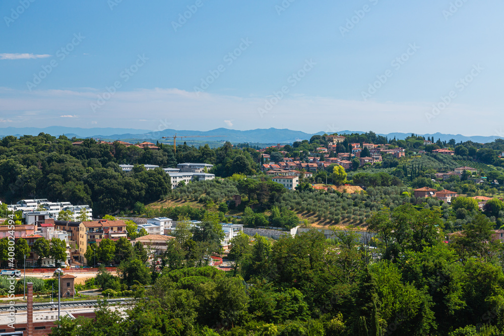 イタリア　シエナの郊外の風景