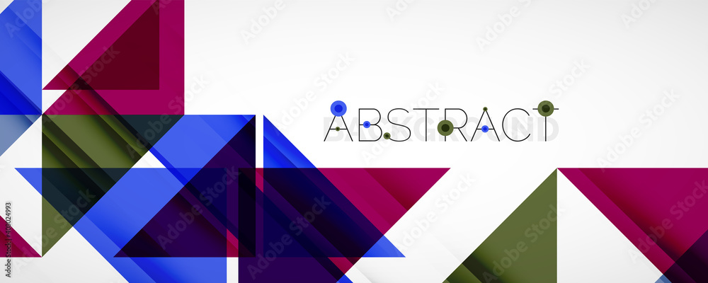 Set of vector triangle geometric backgrounds. Vector illustration for covers, banners, flyers and posters and other designs Set of vector triangle geometric backgrounds. Vector illustration for covers, banners, flyers and posters and other designs