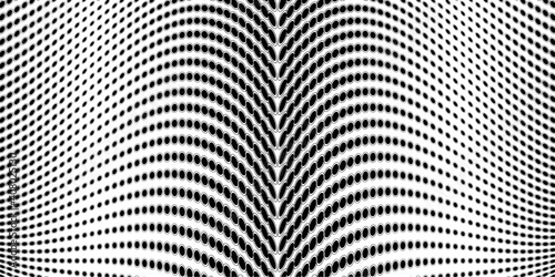 Abstract halftone pattern. Vector halftone dots background for design banners, posters, business projects, pop art texture, covers. Geometric black and white texture.