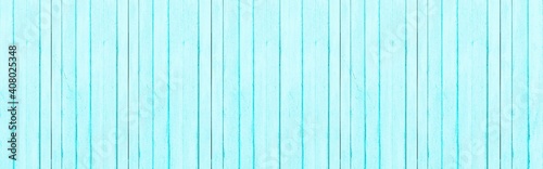 Panorama of Vintage wood plank pastel blue timber texture and seamless background
