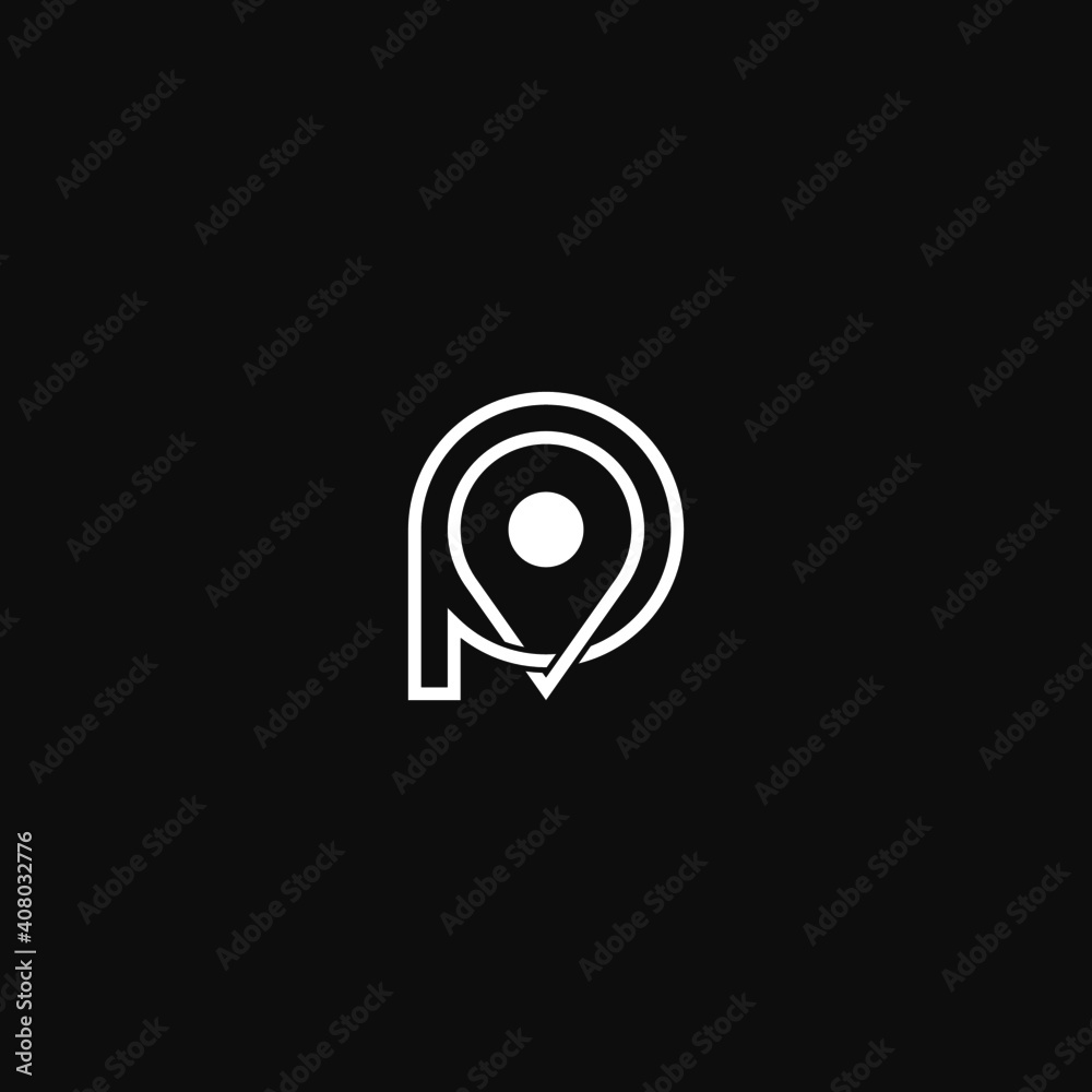 Letter P Pin Point Map Simple Logo Design Vector Letter P Pin Point Map Simple Logo Design Vector