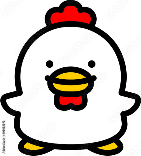 かわいいニワトリくん