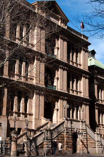 Photography Sydney Australia, view of the facade of Sydney hospital building, from Macquarie