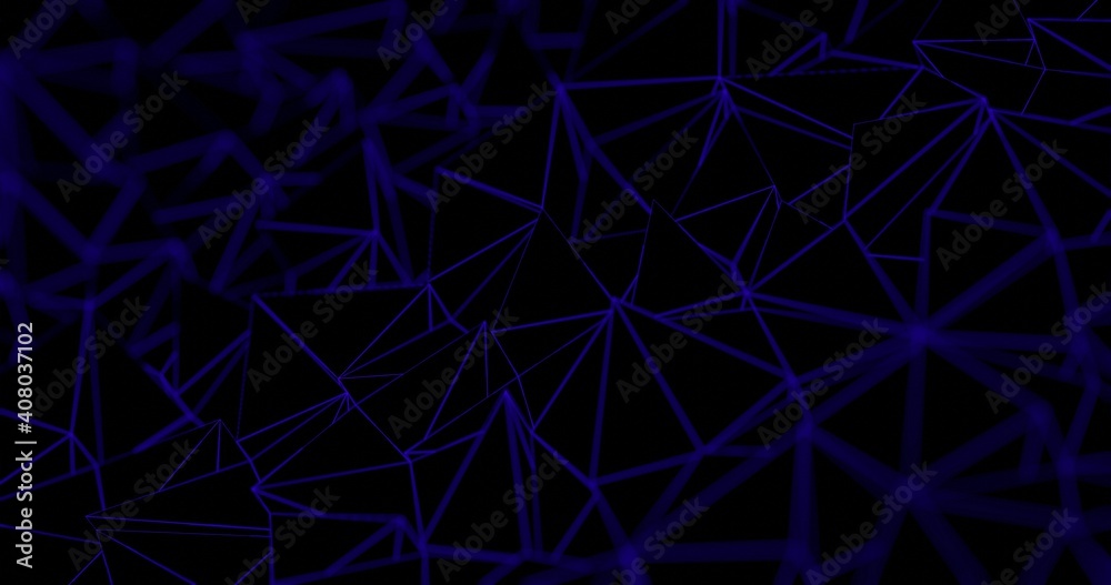 Abstract dark background with geometric shapes. 3d illustration, 3d rendering