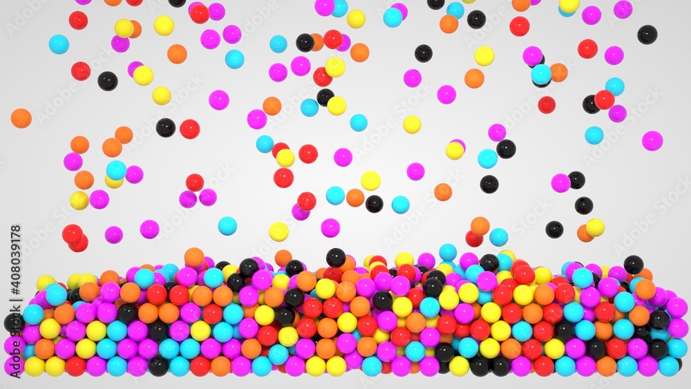3d picture, colorful balls on a white background. Object of illustration, a bunch of balls and bubbles in different colors. 3d picture, colorful balls on a white background. Object of illustration, a bunch of balls and bubbles in different colors.