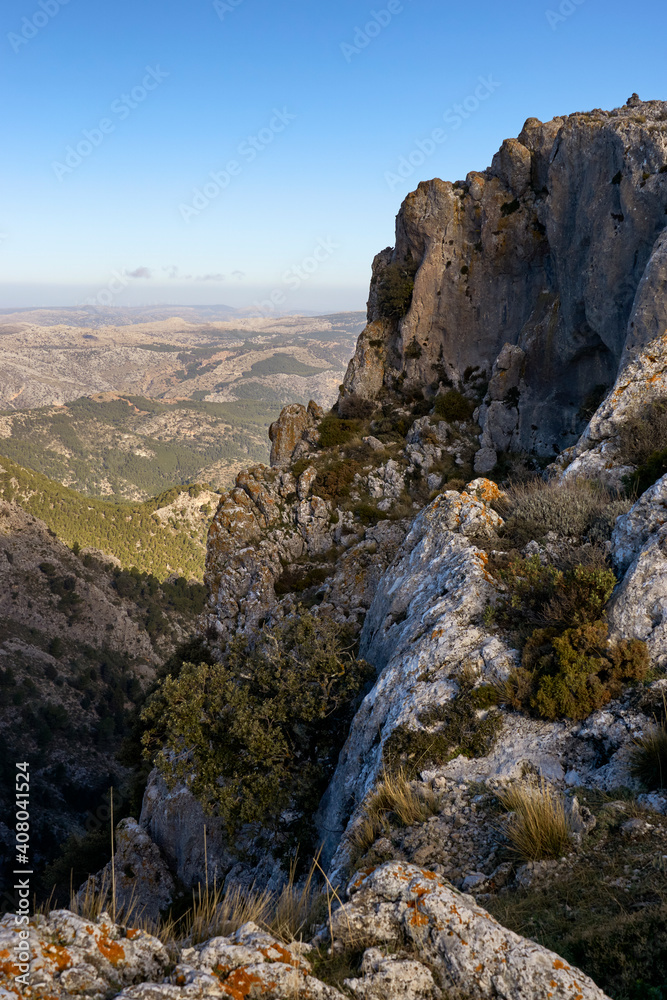 Pinsapar y Tajo Albercas in the Sierra de las Nieves national park in the municipality of Yunquera in Malaga. Spain