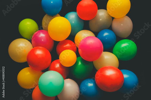 Many colorful balloons as background © Thomas Heitz