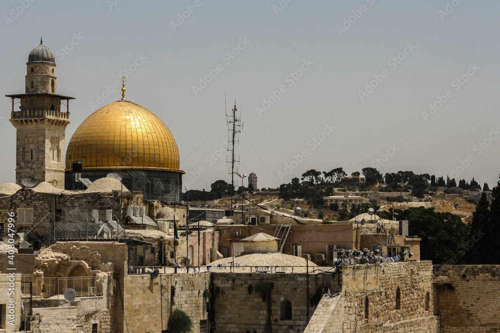 Views of the Mosque of Jerusalem