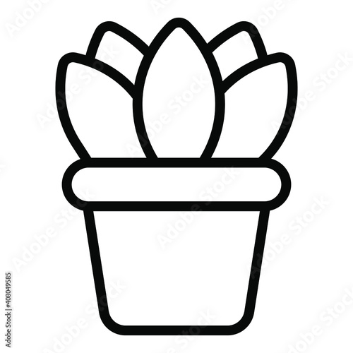 plants vector outline icon. Hindu festival, Hindu celebration icon
