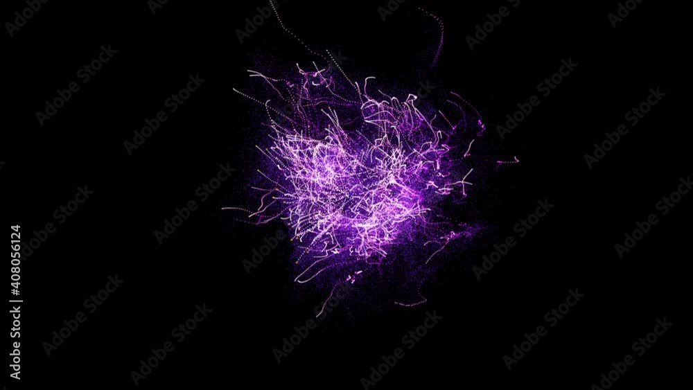 Violet dot and line motion graphic technology network computer background Violet dot and line motion graphic technology network computer background