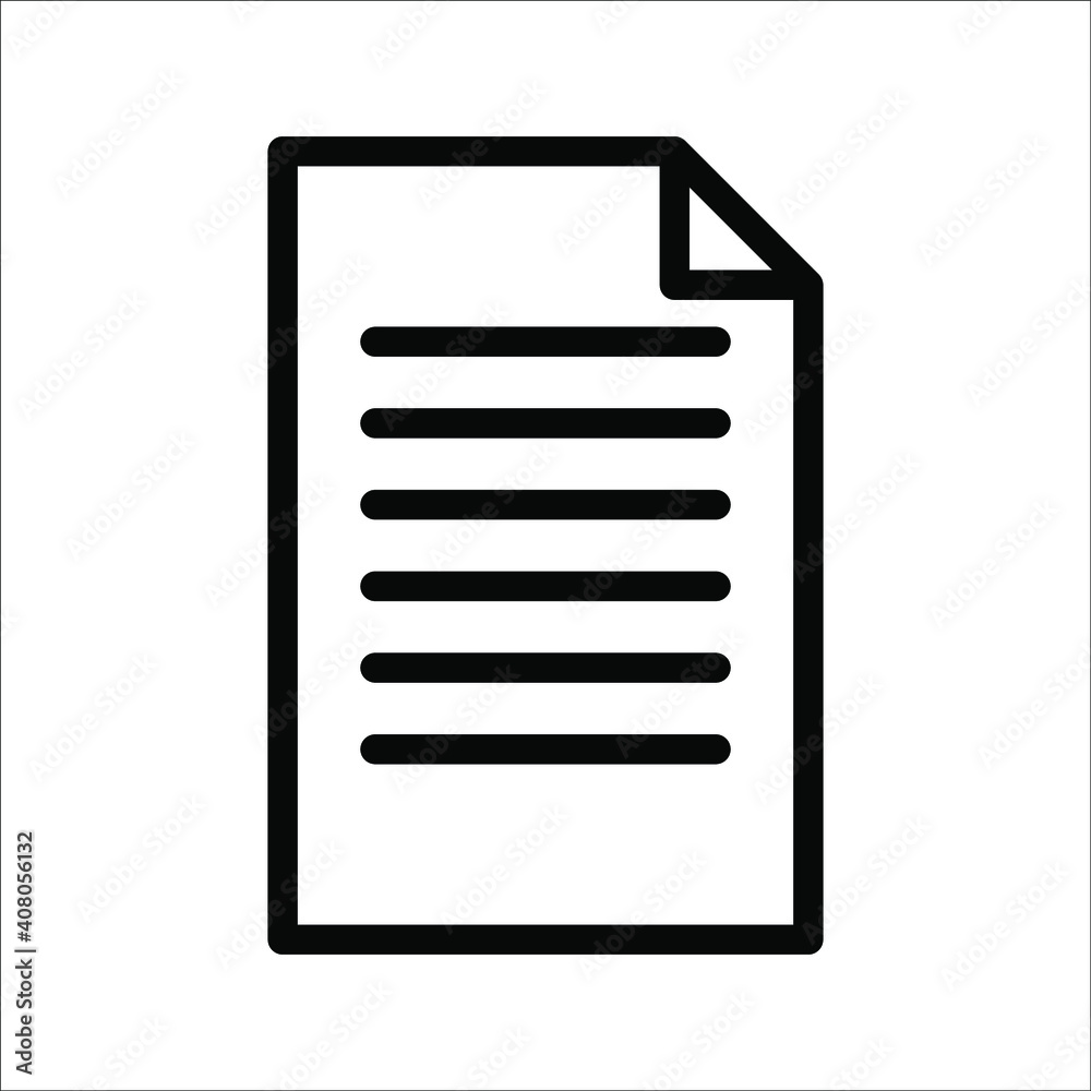 Edit file icon, note, sign up icon vector illustration on white background. color editable Edit file icon, note, sign up icon vector illustration on white background. color editable