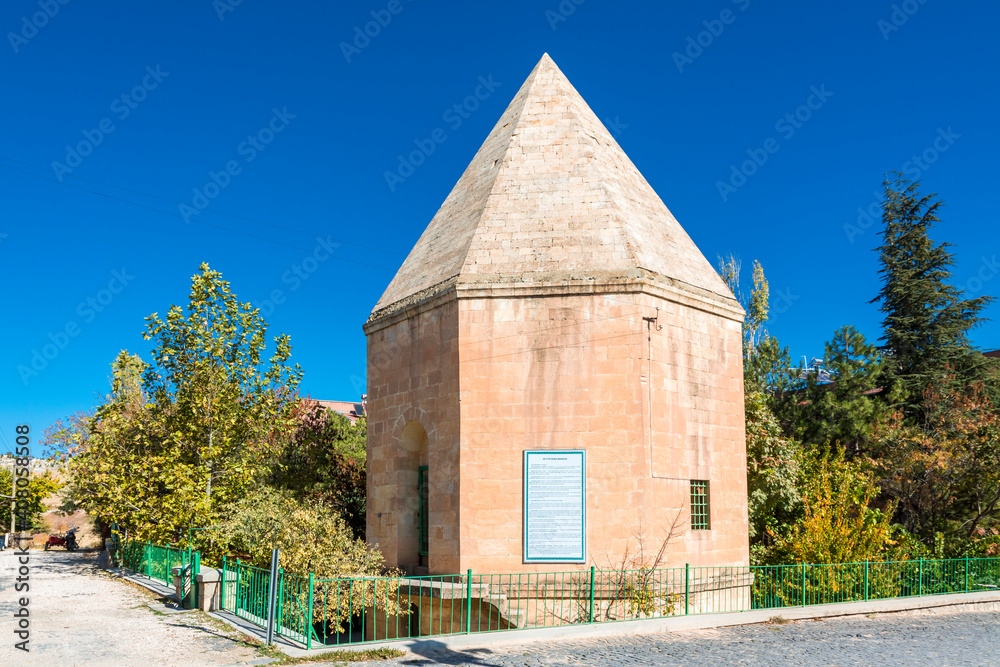 Fototapeta premium Seyyid Baba Mansur Tomb view in Harput Town of Elazig Province