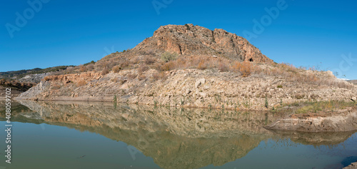 Beninar reservoir in southern Spain