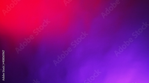 neon red and neon purple led light on black background.no people and empty space.
