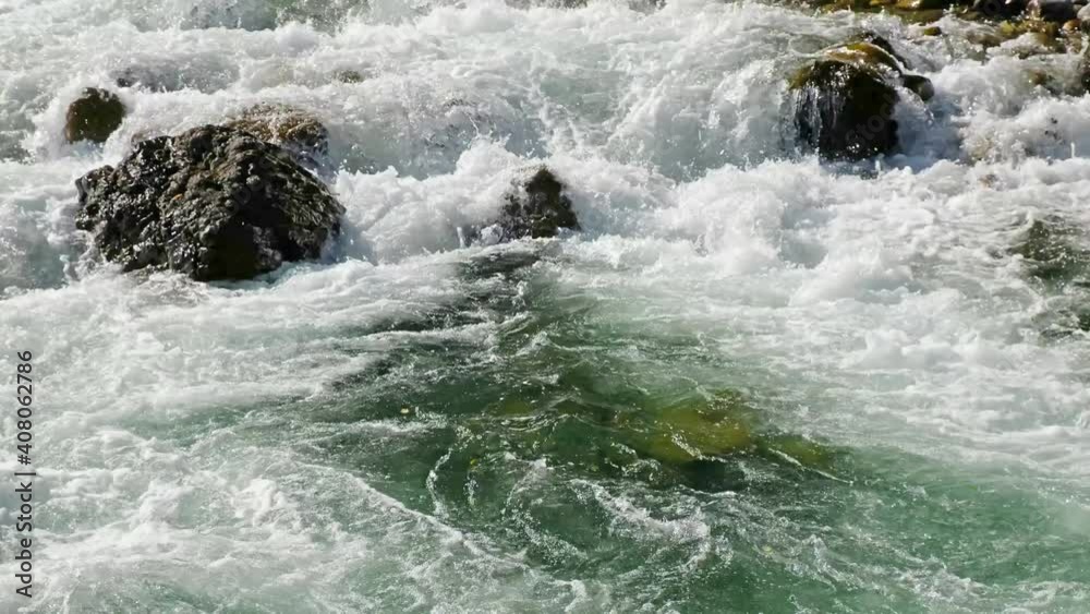 Video of Altai river Kumir in Autumn season. River rapids near Girl's Plyosy. Siberia, Russia. Video of Altai river Kumir in Autumn season. River rapids near Girl's Plyosy. Siberia, Russia.