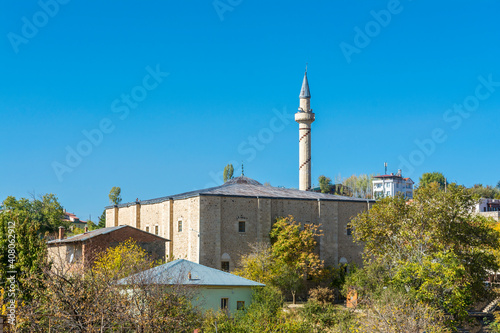 Sarahatun Mosque view in Harput Town of Elazig Province