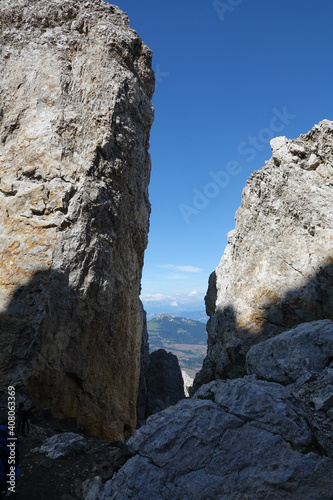 Blick vom Latemar zum Eggentaler weisshorn photo